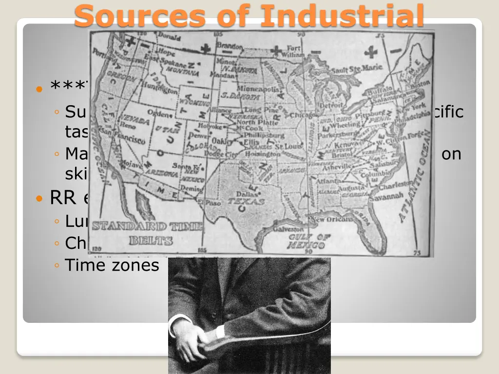 sources of industrial growth taylorism frederick