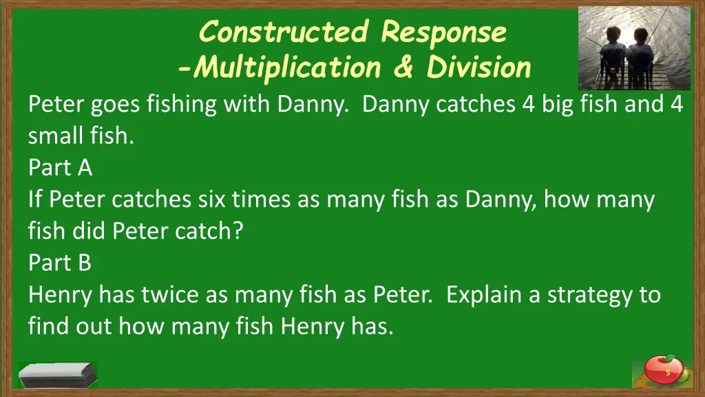 constructed response multiplication division 1