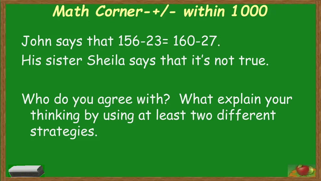 math corner within 1000