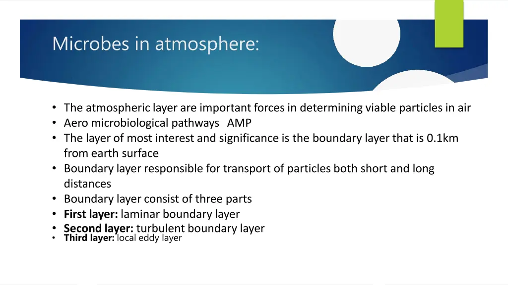 microbes in atmosphere