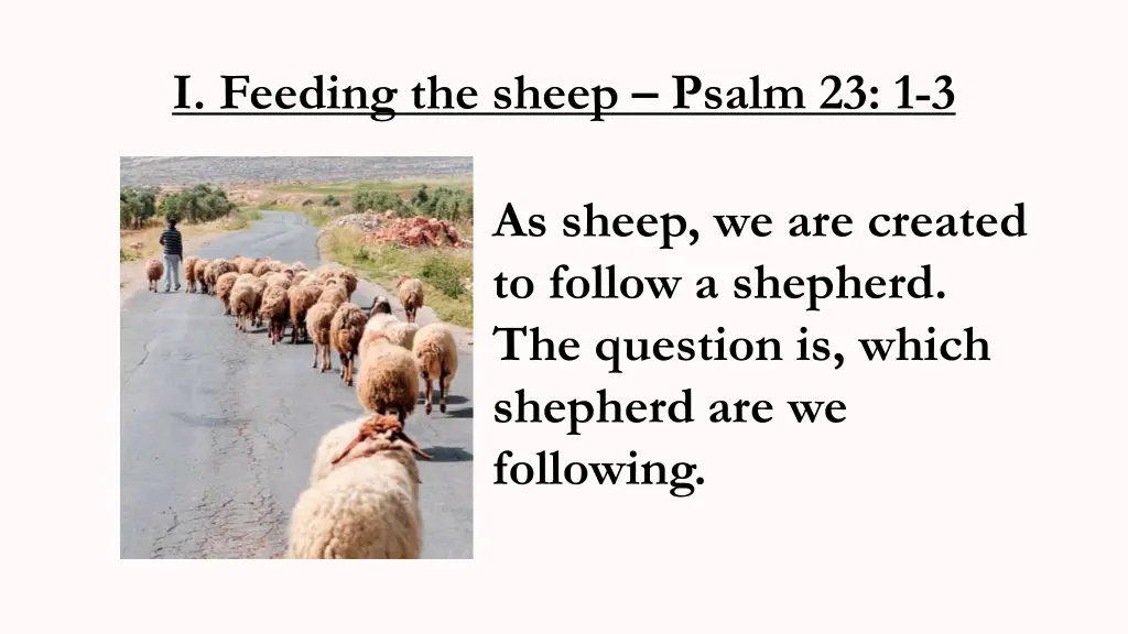 i feeding the sheep psalm 23 1 3 3