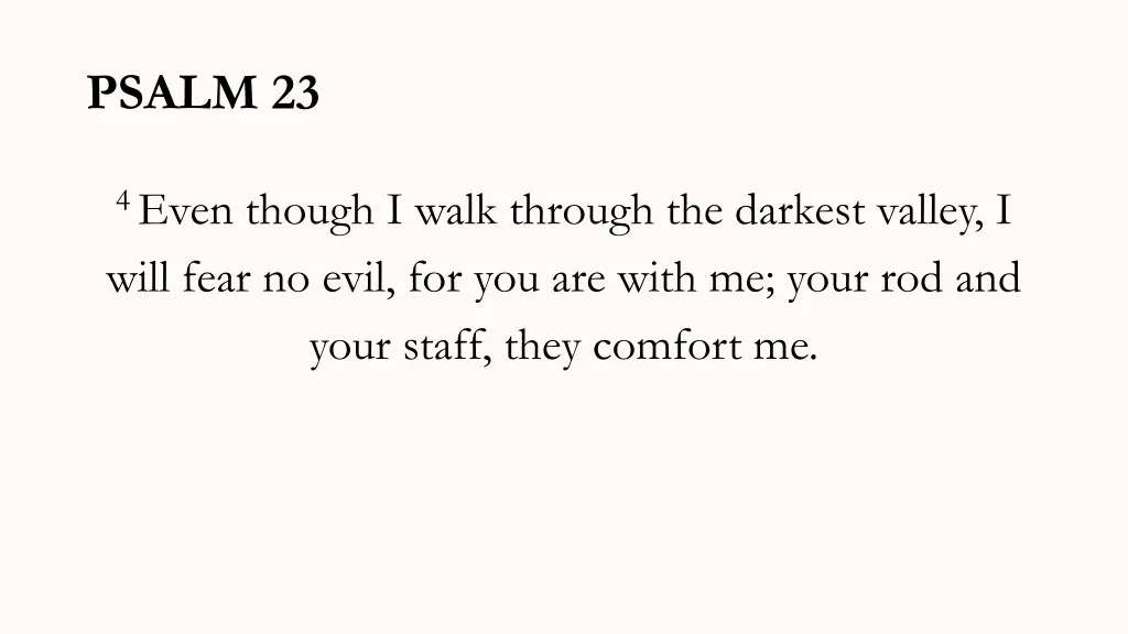 psalm 23 1