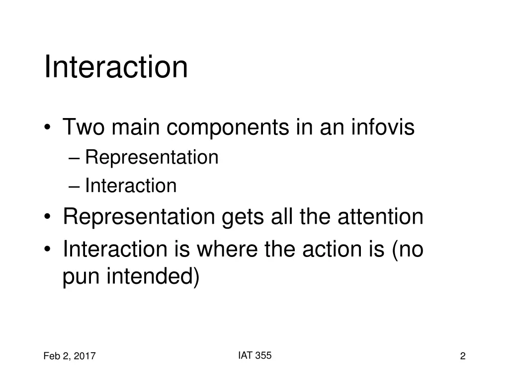 interaction