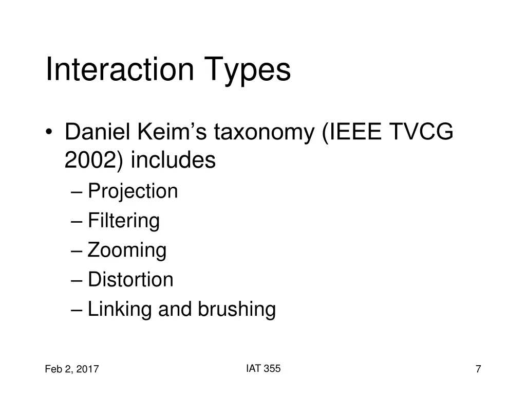 interaction types 1