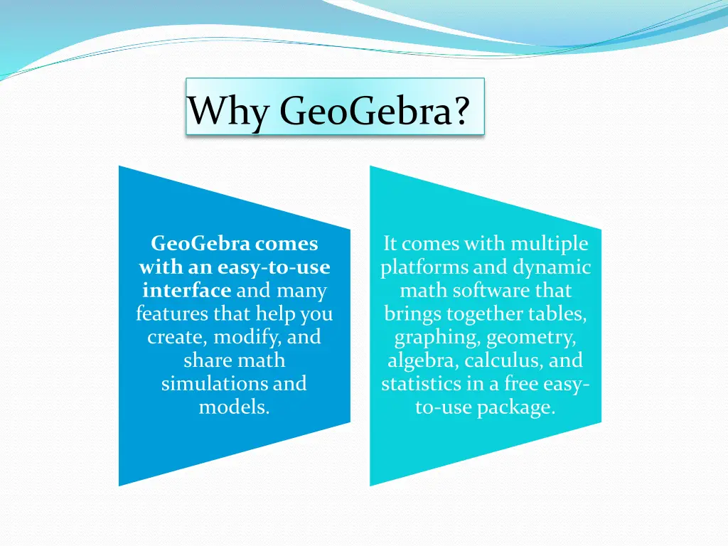 why geogebra