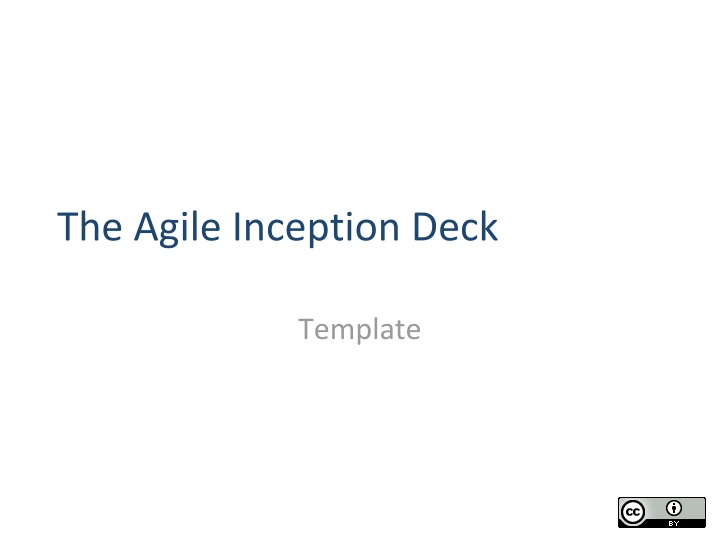 the agile inception deck