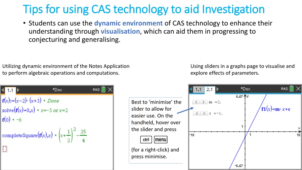 tips for using cas technology