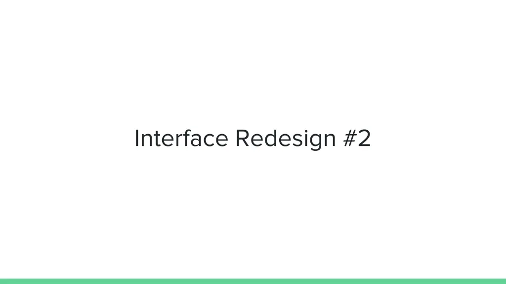 interface redesign 2