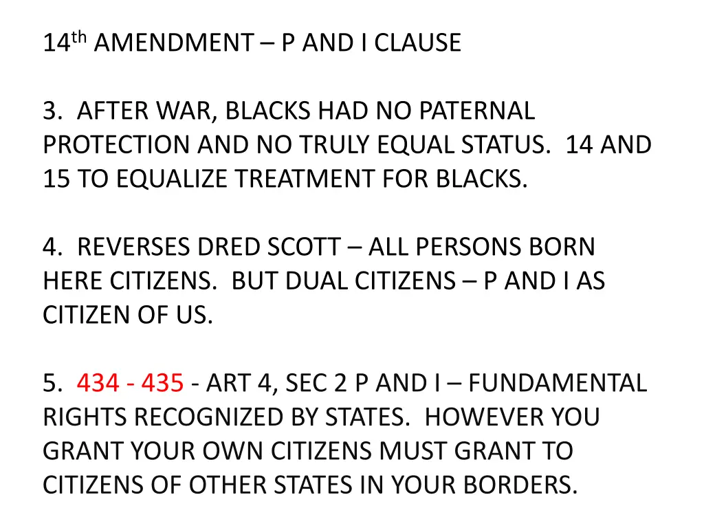 14 th amendment p and i clause