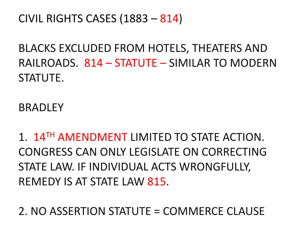 civil rights cases 1883 814