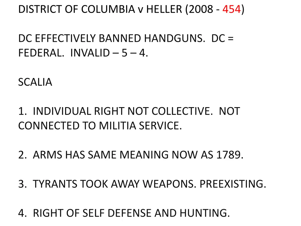 district of columbia v heller 2008 454