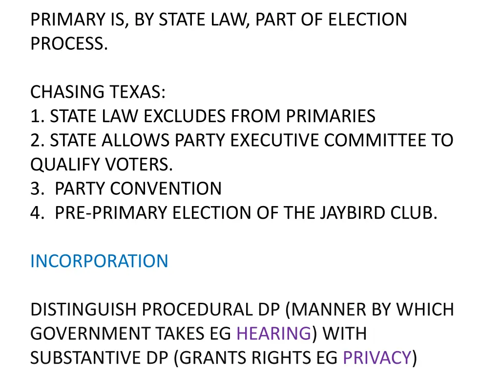 primary is by state law part of election process