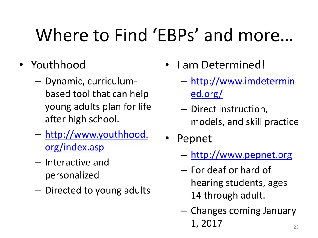 where to find ebps and more 1