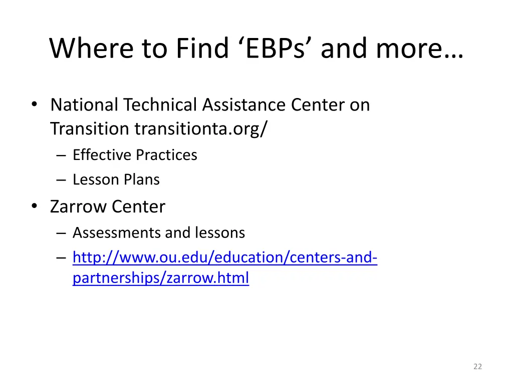 where to find ebps and more