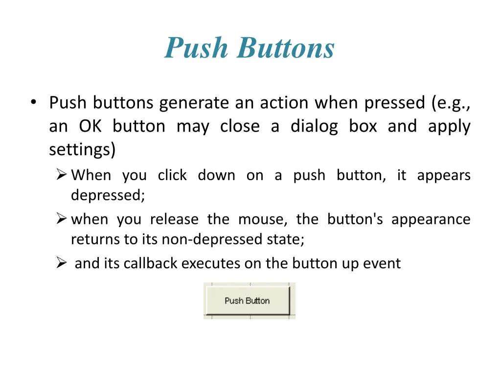 push buttons