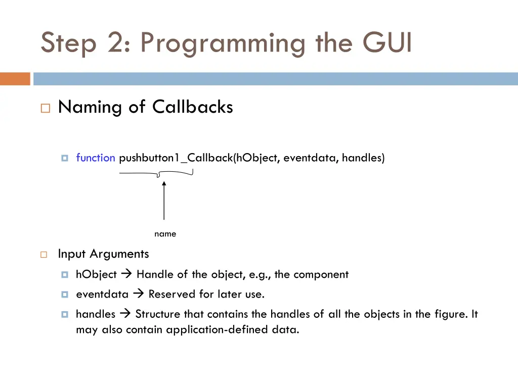 step 2 programming the gui 3