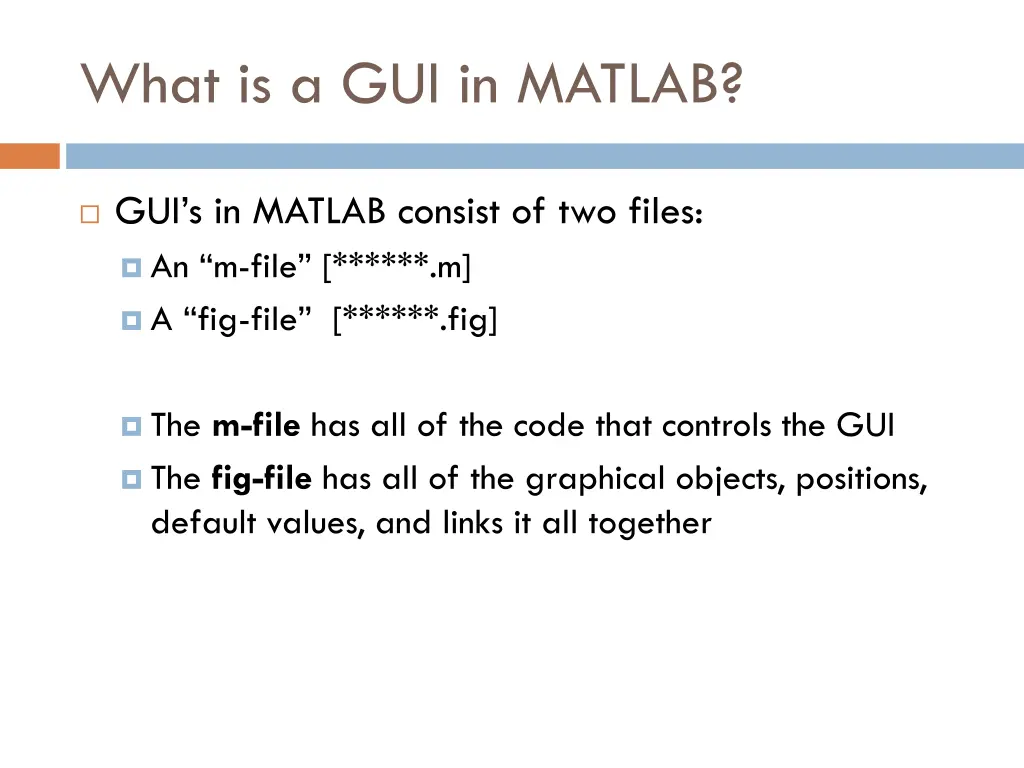 what is a gui in matlab