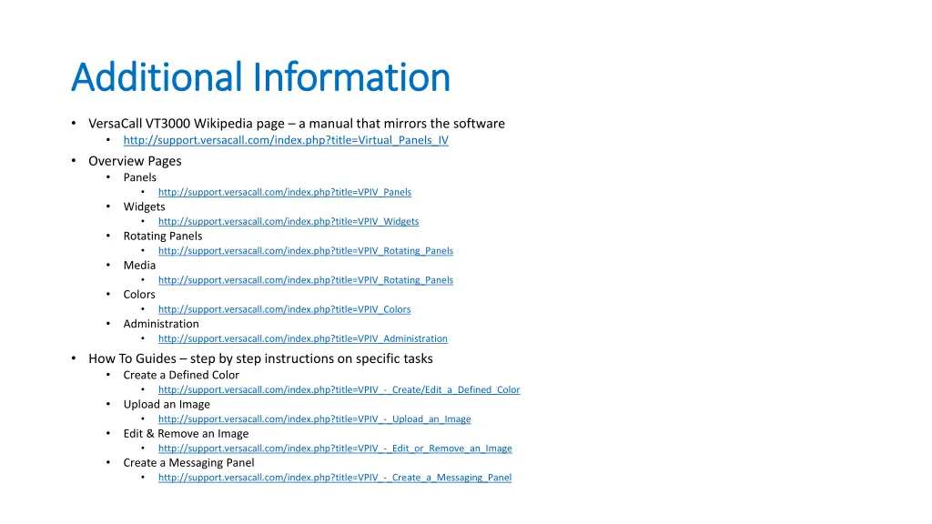 additional information additional information