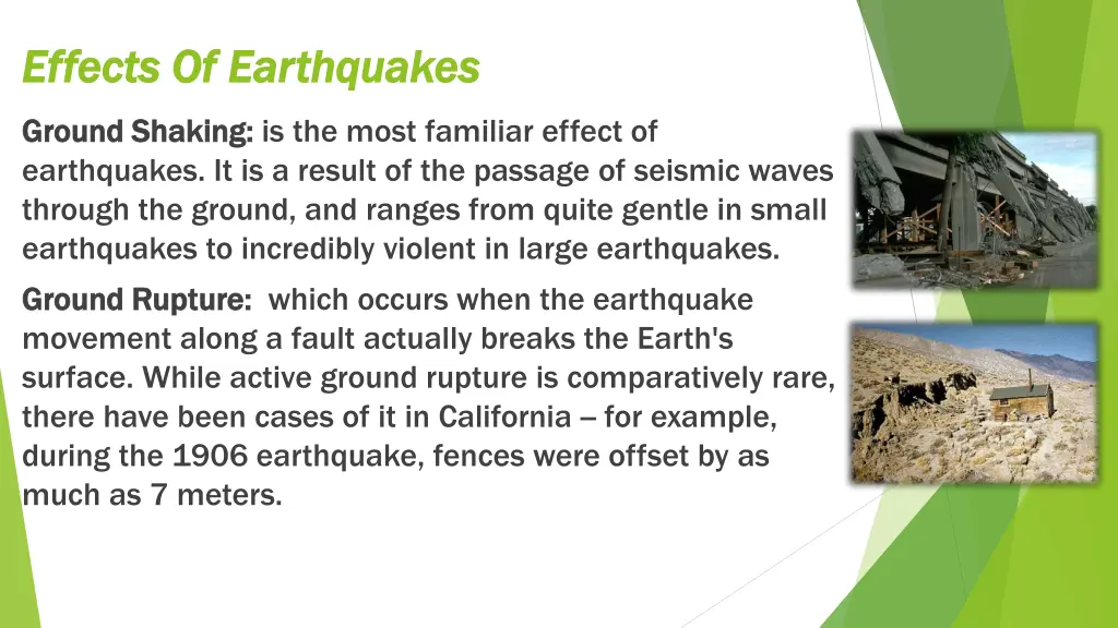 effects of earthquakes effects of earthquakes