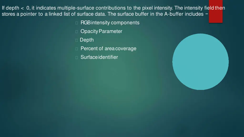 if depth 0 it indicates multiple surface