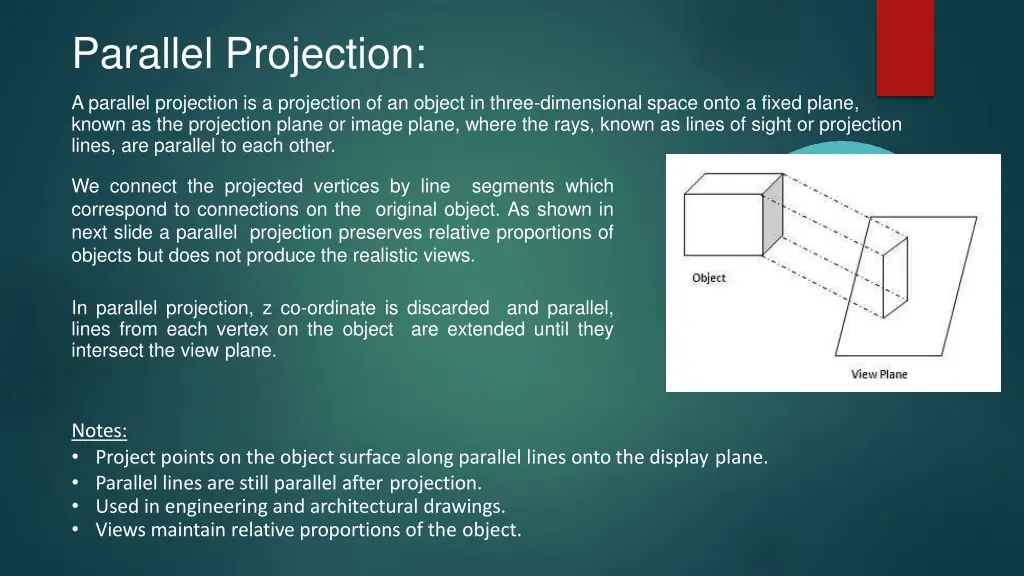 parallel projection