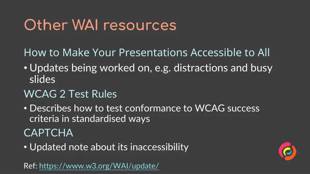 other wai resources