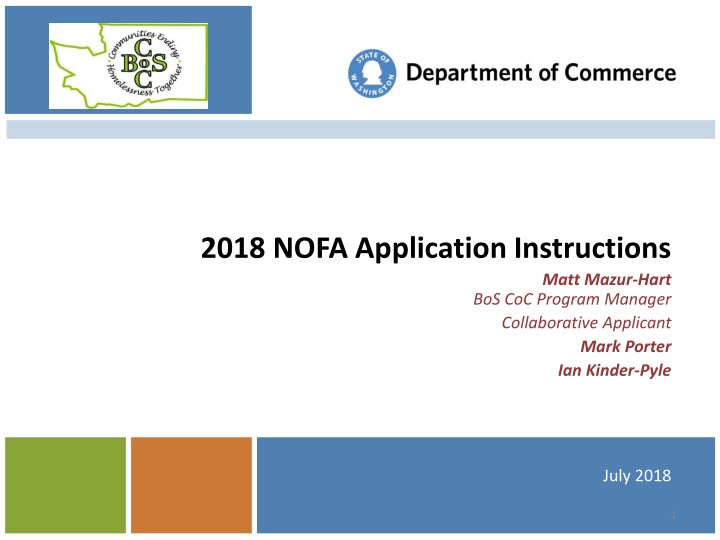 2018 nofa application instructions