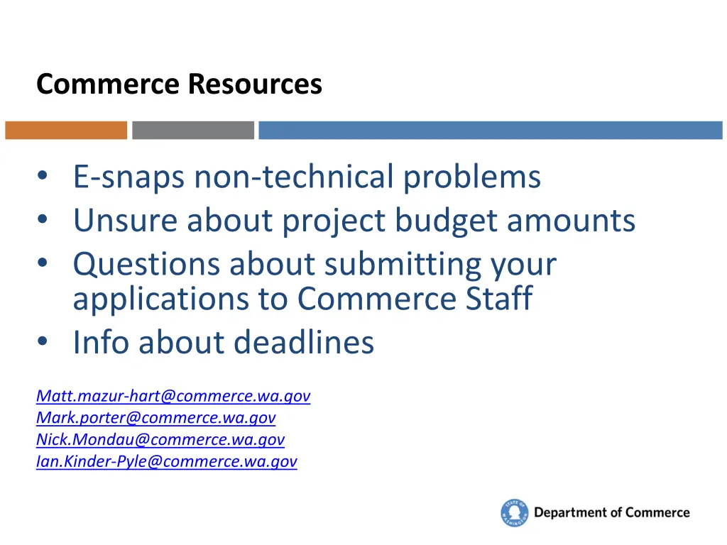 commerce resources