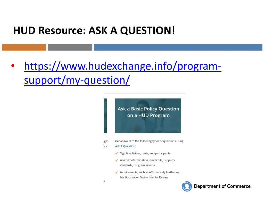 hud resource ask a question