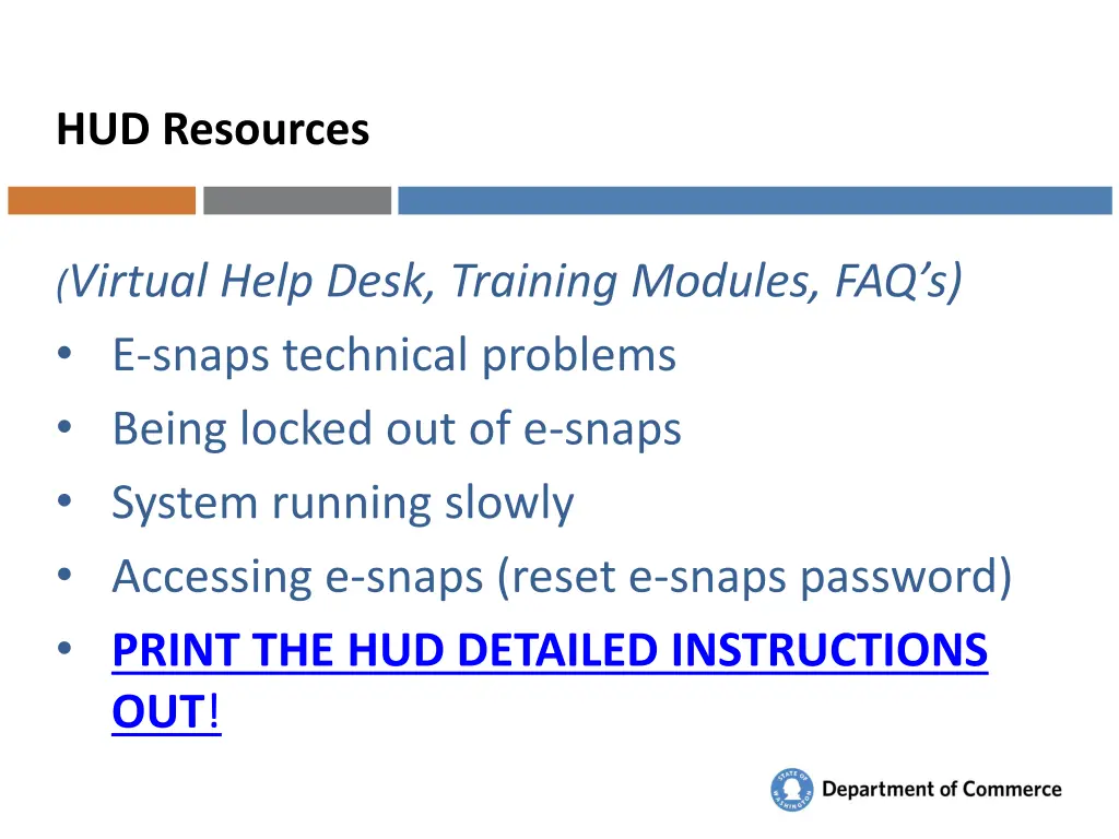 hud resources