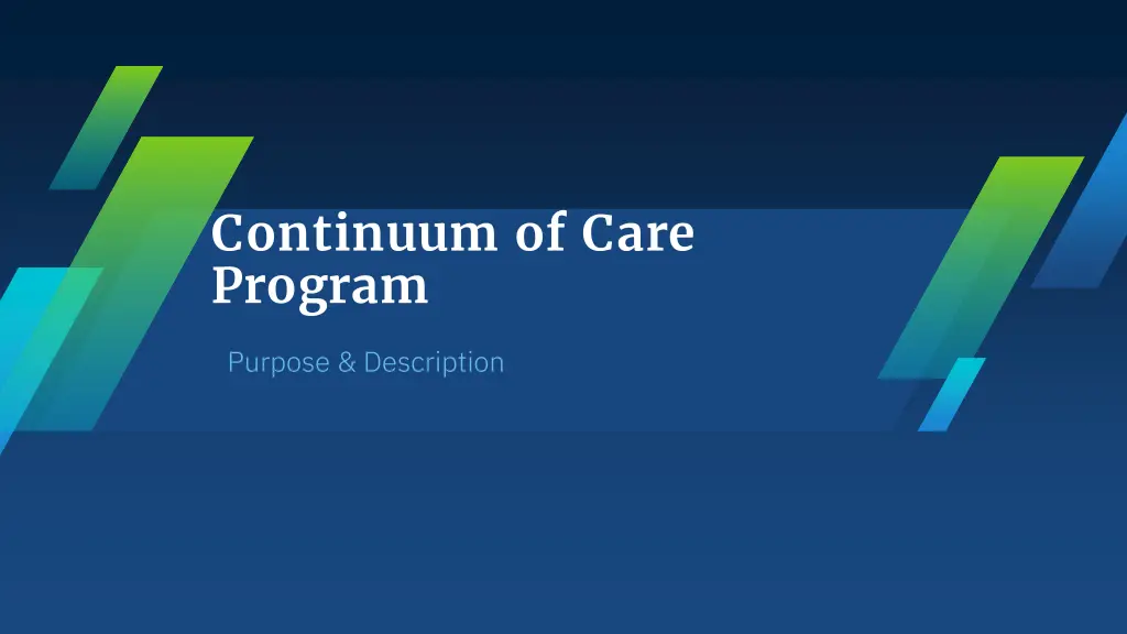 continuum of care program