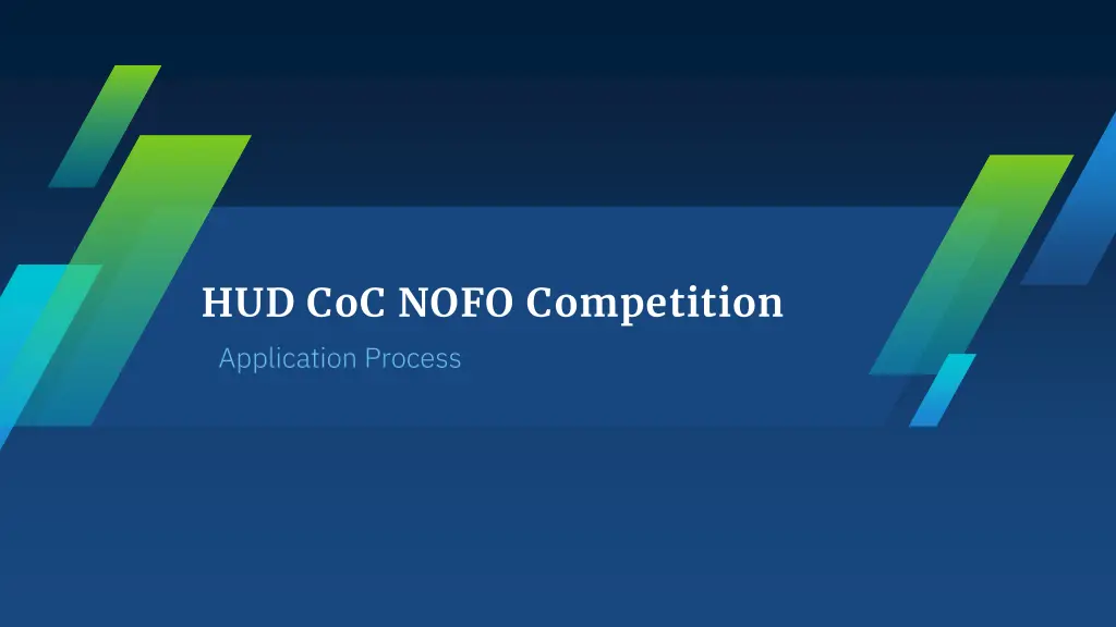 hud coc nofo competition application process