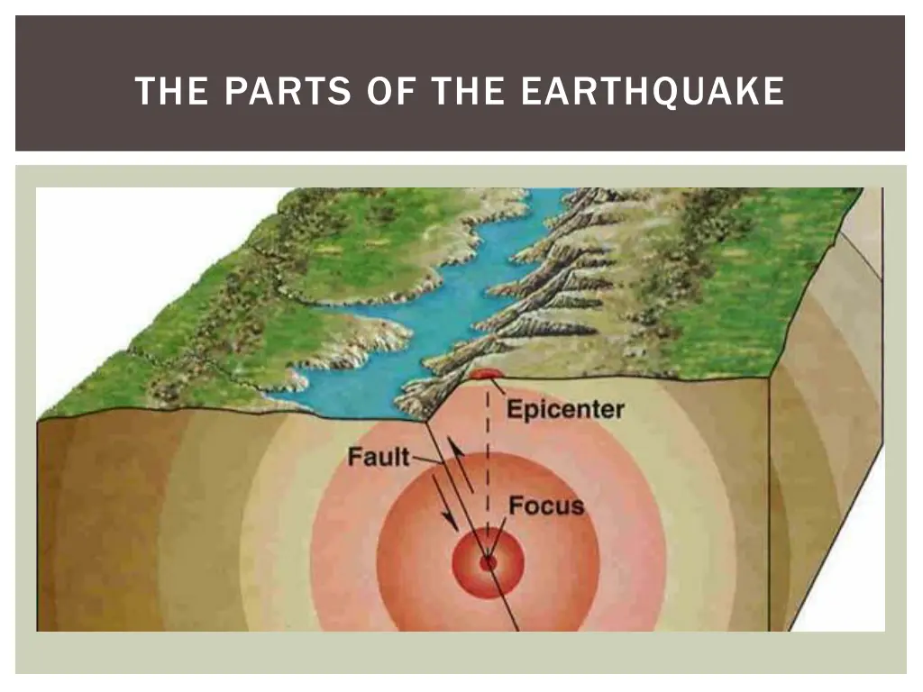 the parts of the earthquake