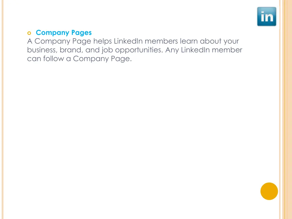 company pages a company page helps linkedin