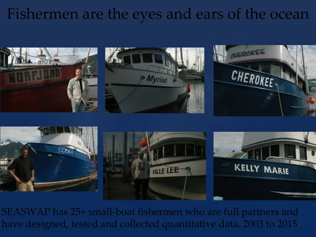 fishermen are the eyes and ears of the ocean