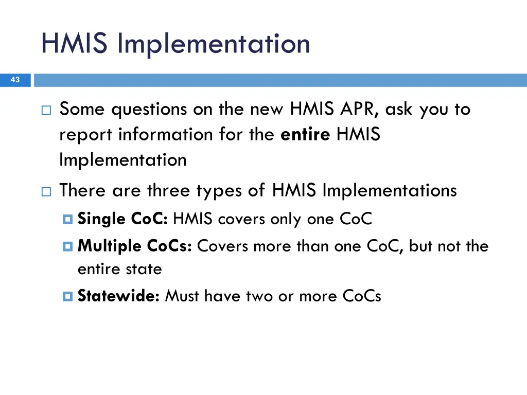 hmis implementation