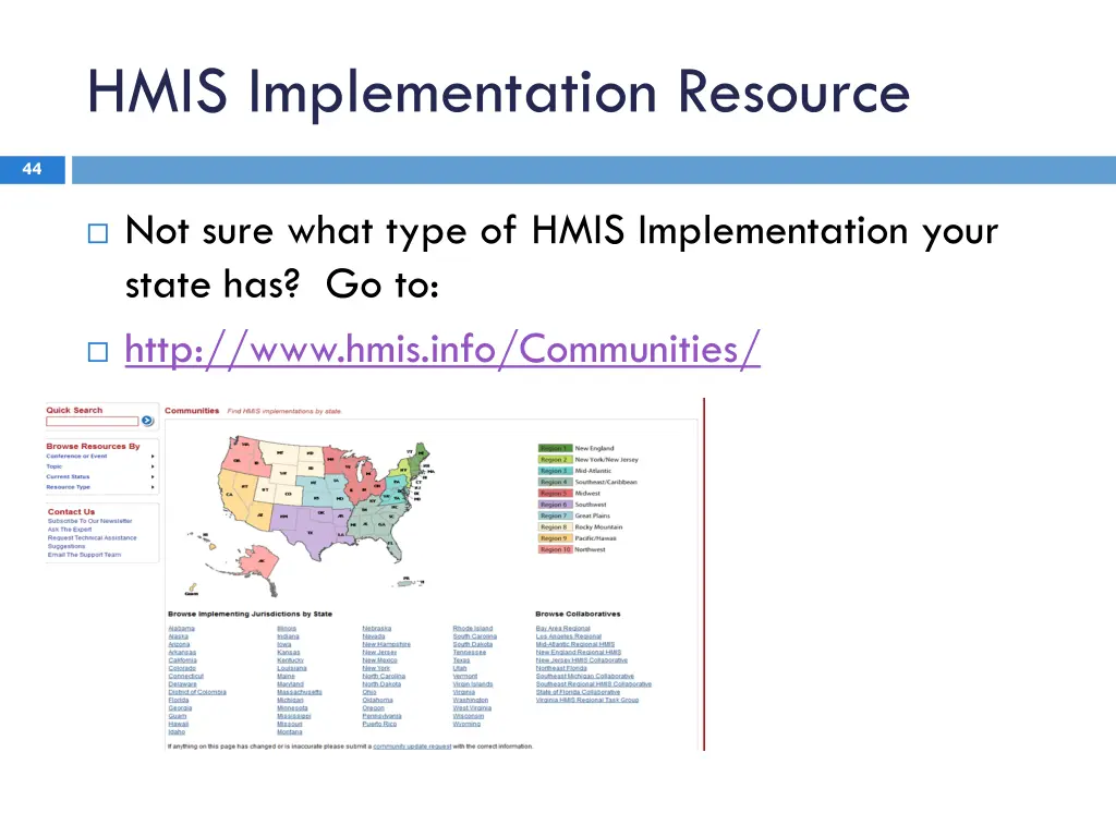 hmis implementation resource