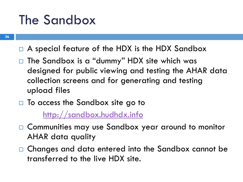 the sandbox