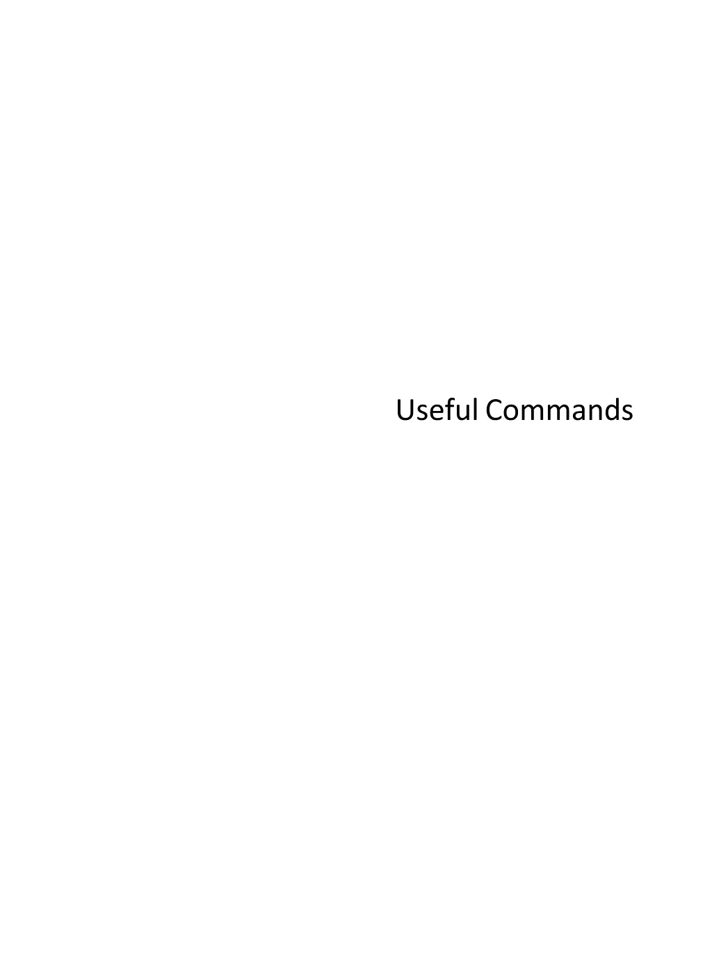 usefulcommands