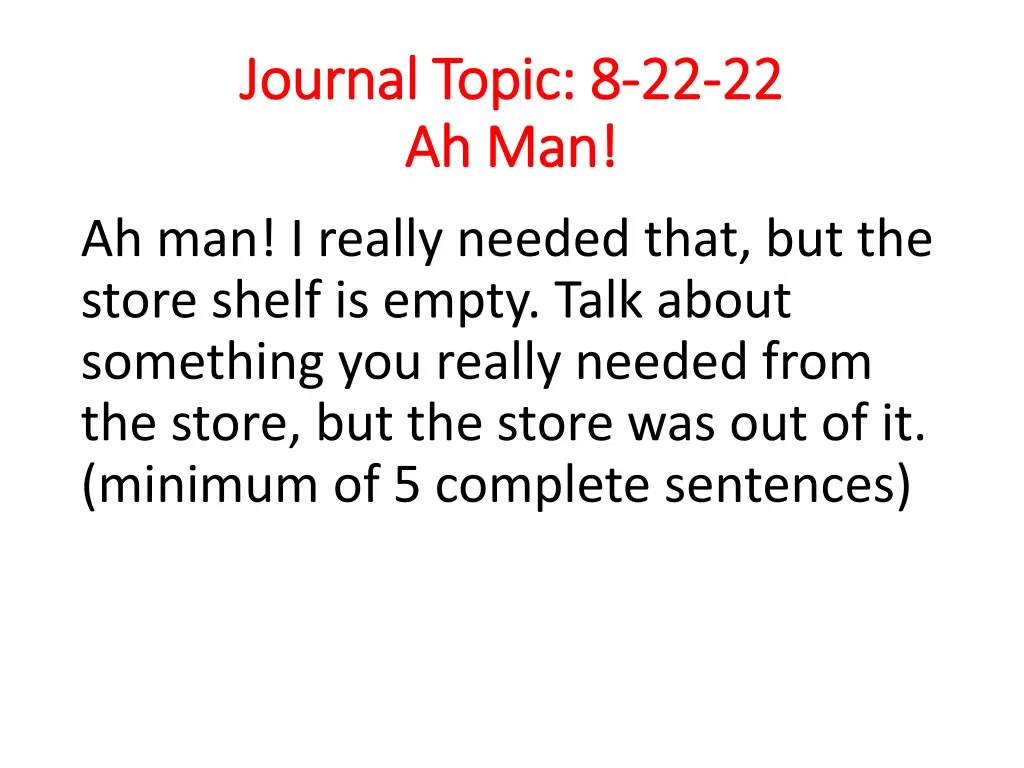 journal topic 8 journal topic 8 22 ah man ah man