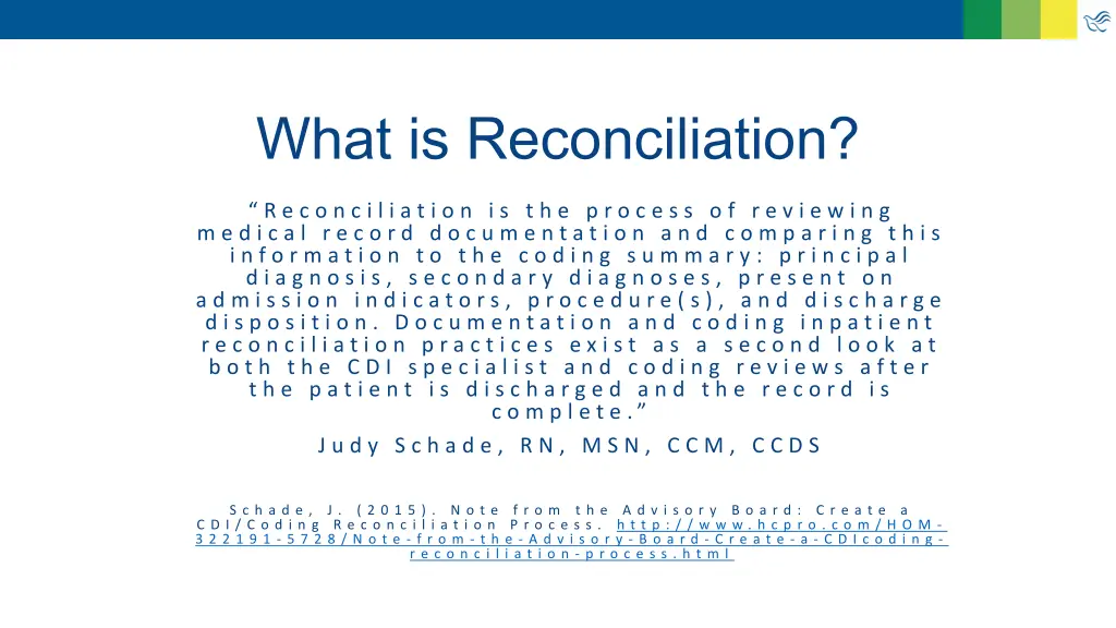 what is reconciliation