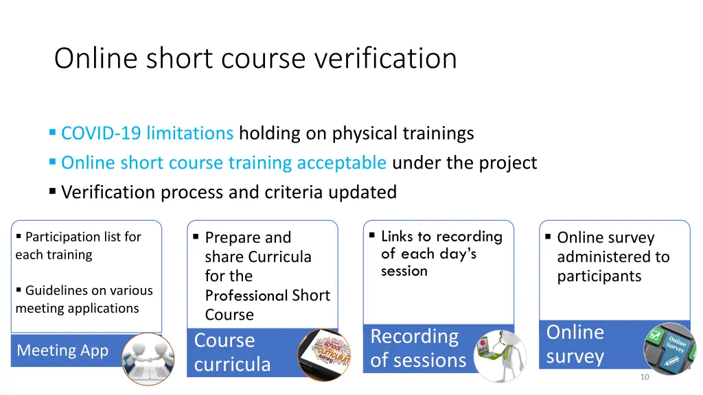 online short course verification