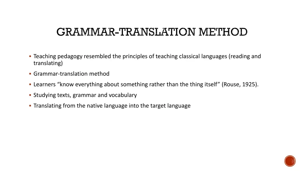 grammar translation method