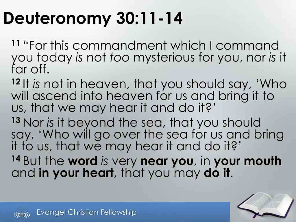 deuteronomy 30 11 14