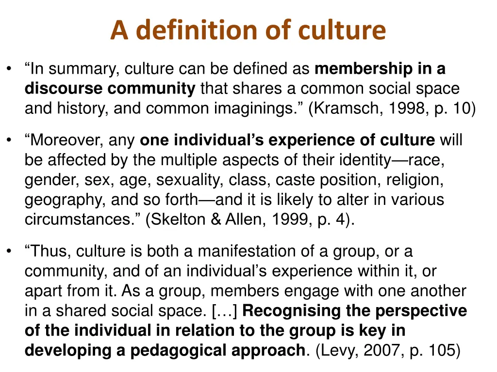 a definition of culture