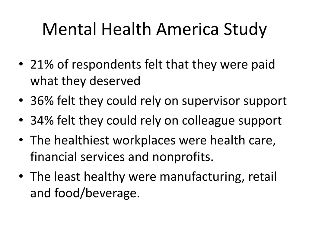 mental health america study