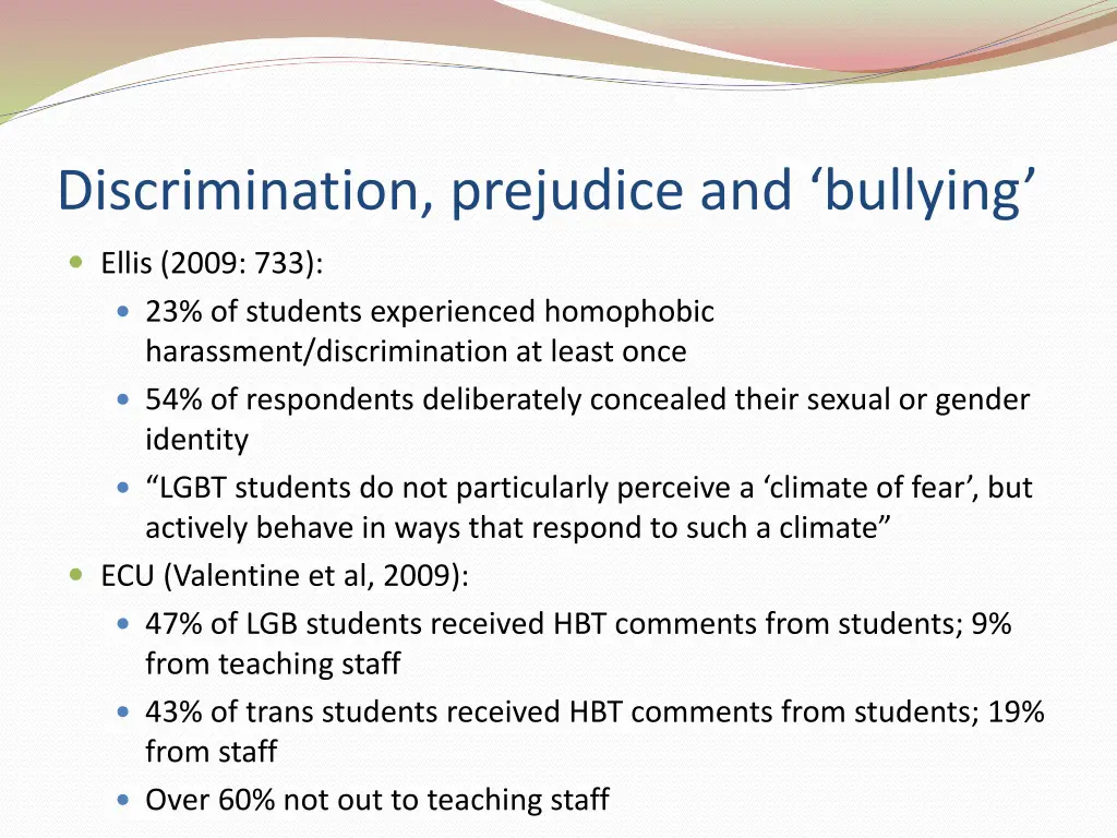 discrimination prejudice and bullying