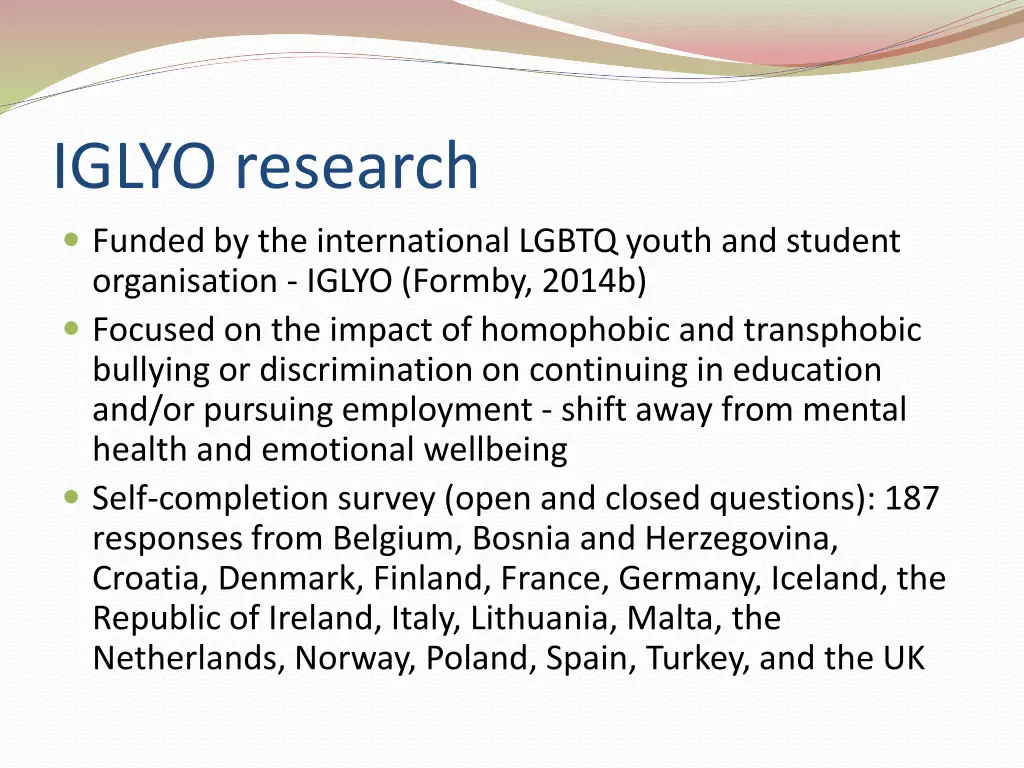 iglyo research funded by the international lgbtq