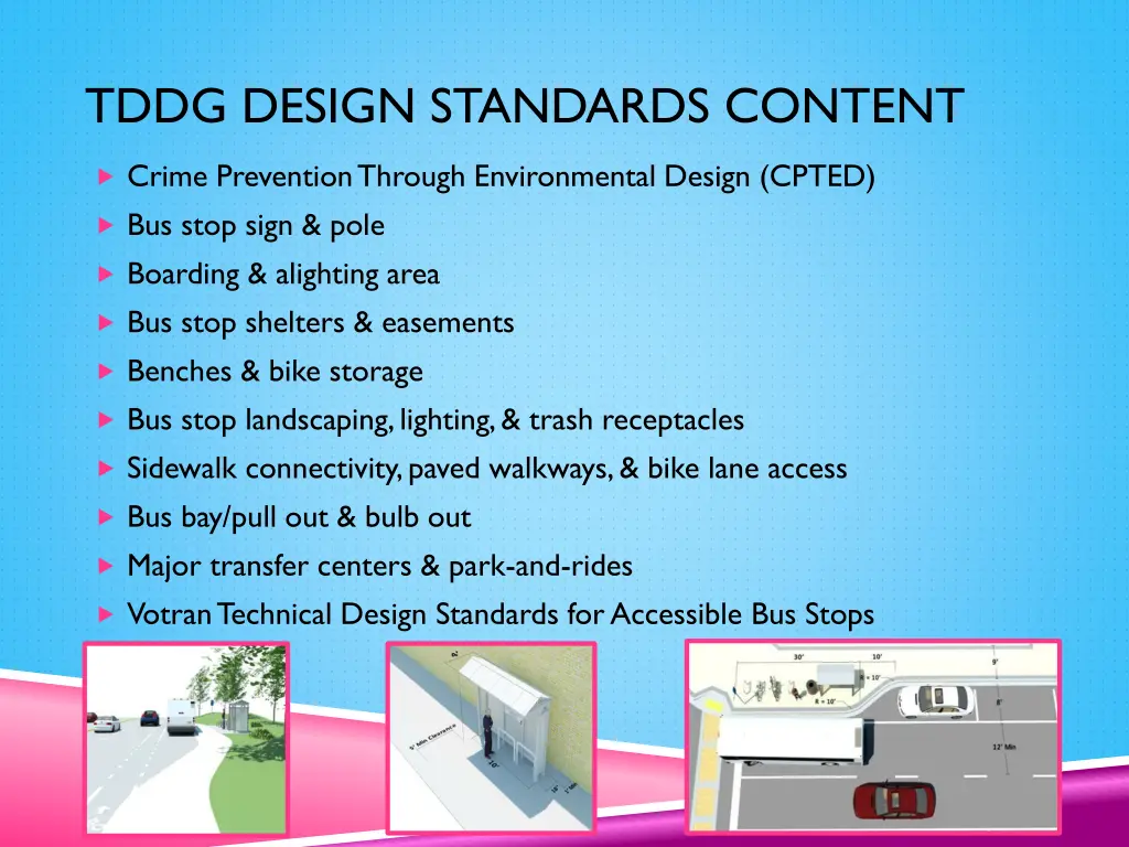 tddg design standards content