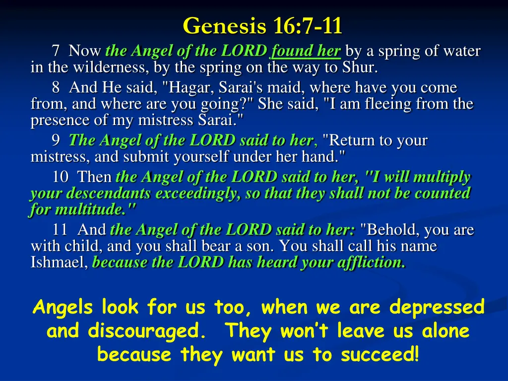 genesis 16 7 11